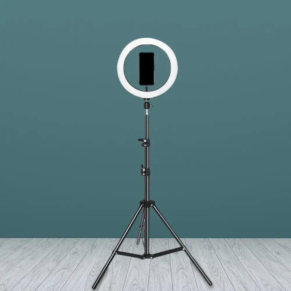 Black Metal Ring Flash Lamp