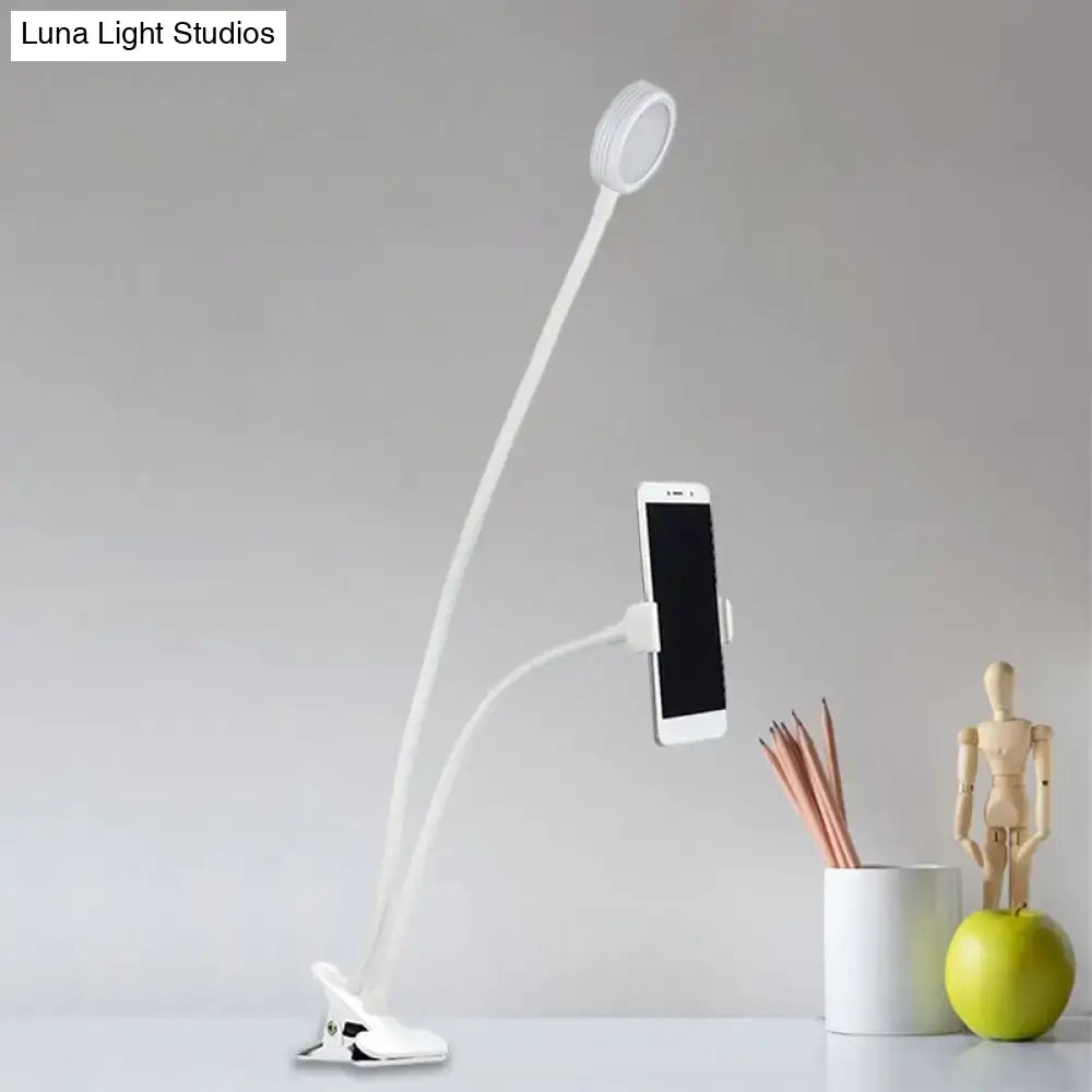 Black White LED Desk Lamp