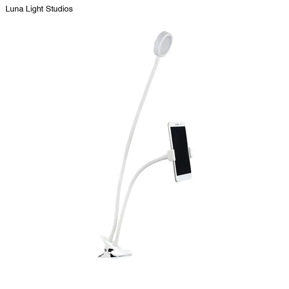 Black White LED Desk Lamp