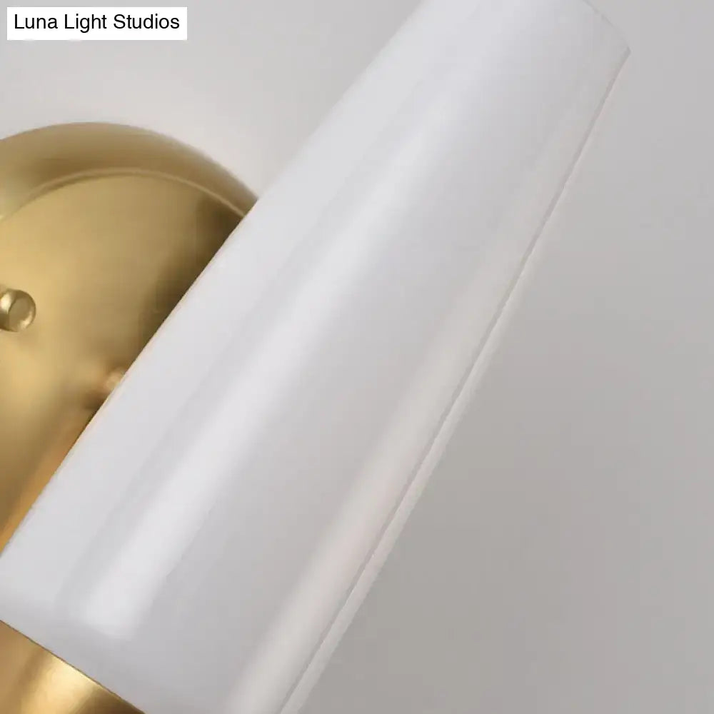 Gold Opal Conical Sconce