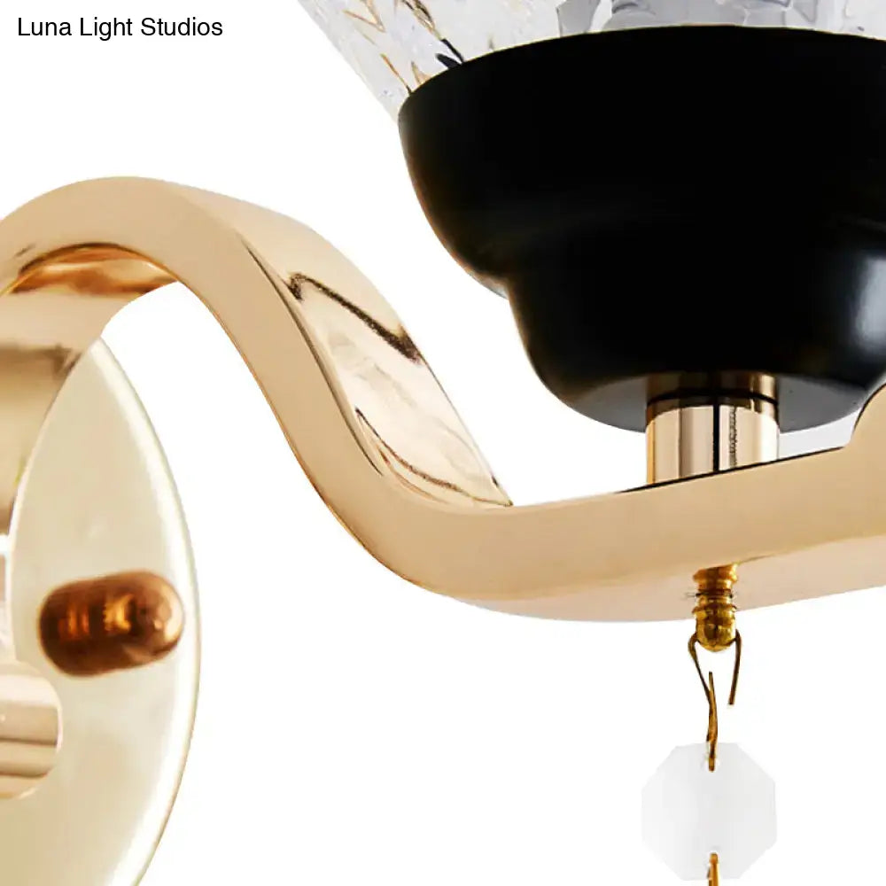 Chrome Teardrop Wall Sconce Dimmable Glow