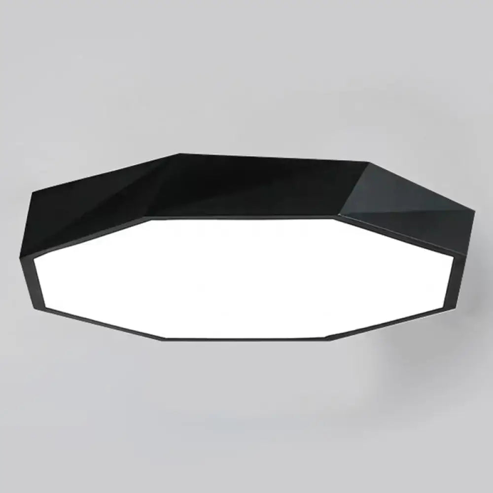 Colorful Hexagonal Ceiling Light
