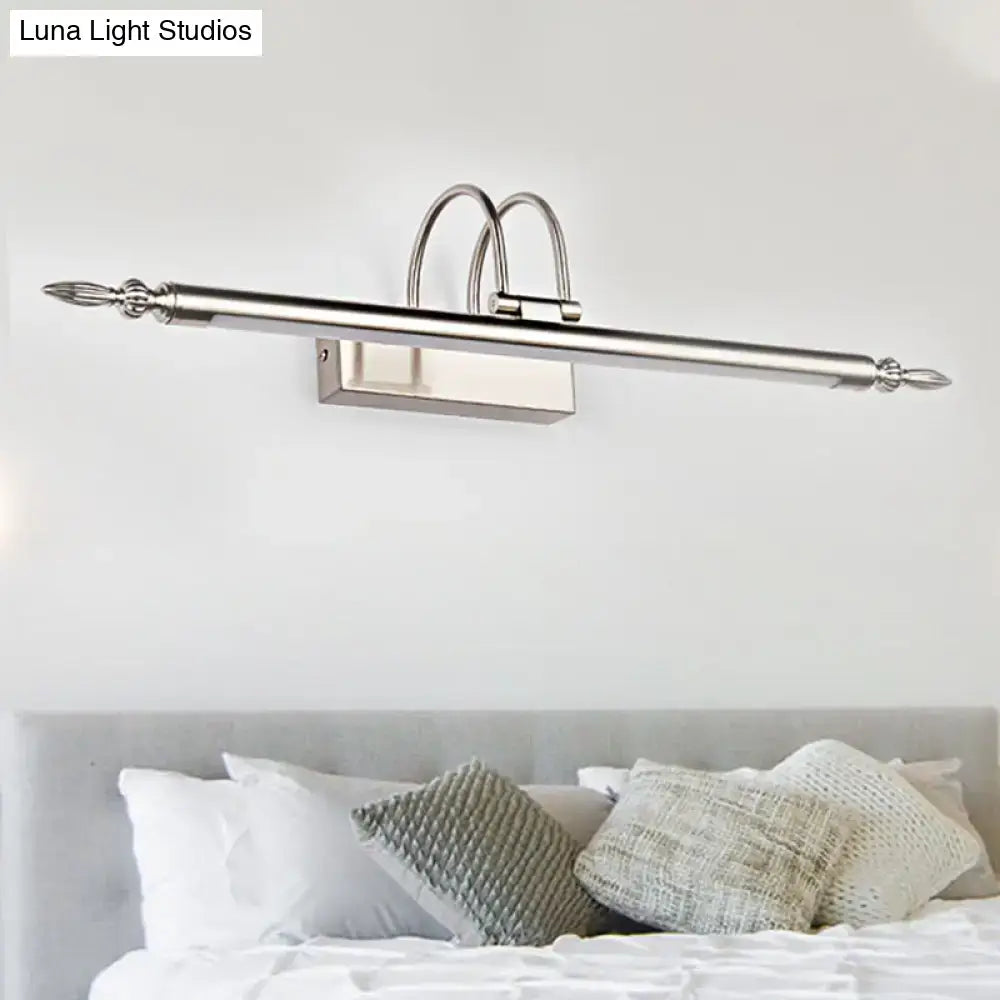 Nickel LED Wall Sconce Three Size Options