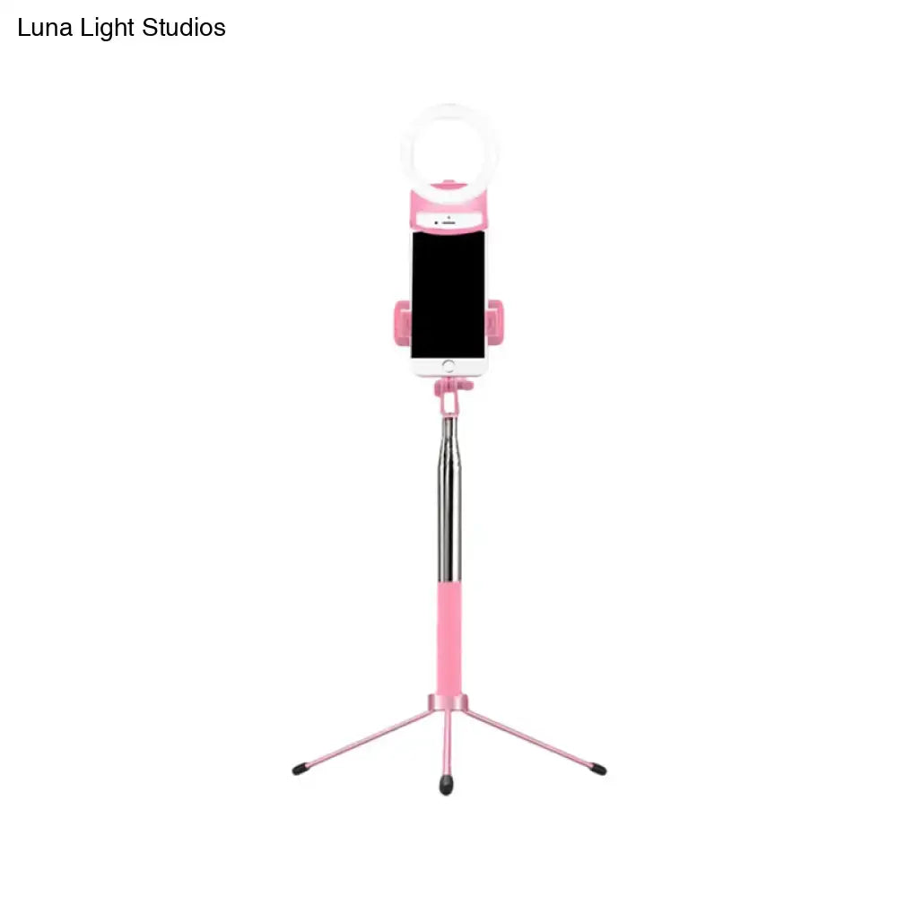 Pink LED Phone Holder Light
