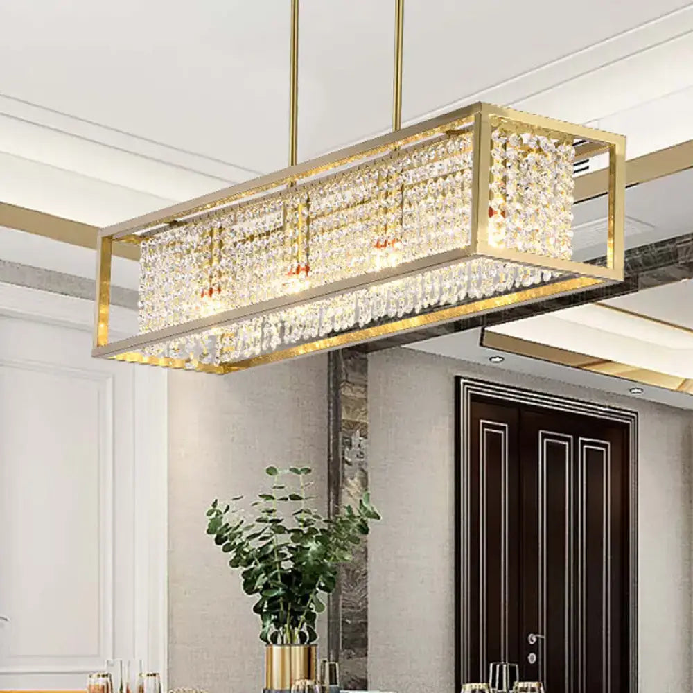 Chrome Crystal Chandelier