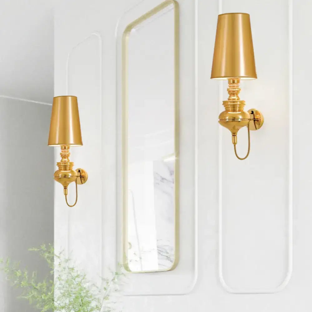 White Ceramic 8-Inch Wall Sconce