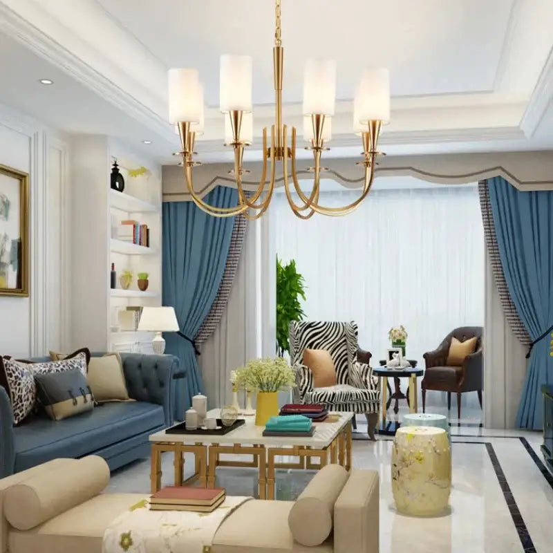 Copper Modern Ceiling Chandelier