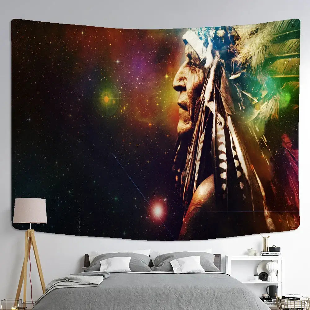 Indian Head Boho Tapestry