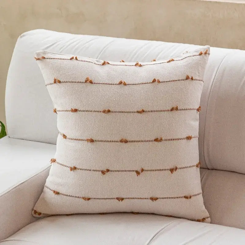 Blue Yellow Stripe Cushions