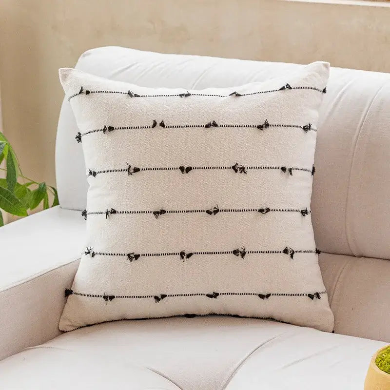 Blue Yellow Stripe Cushions
