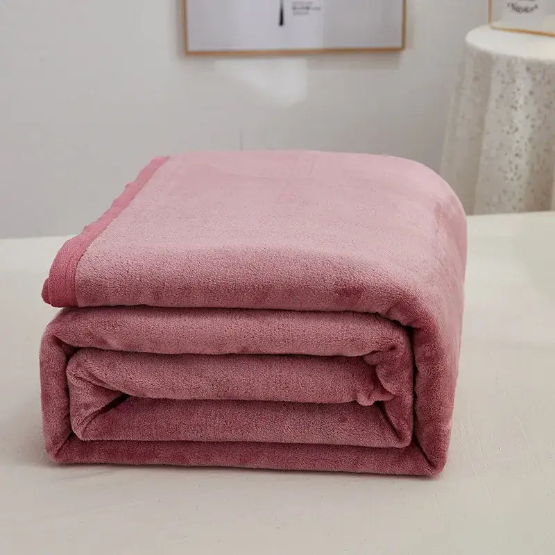 Gray Checkered Fleece Throw