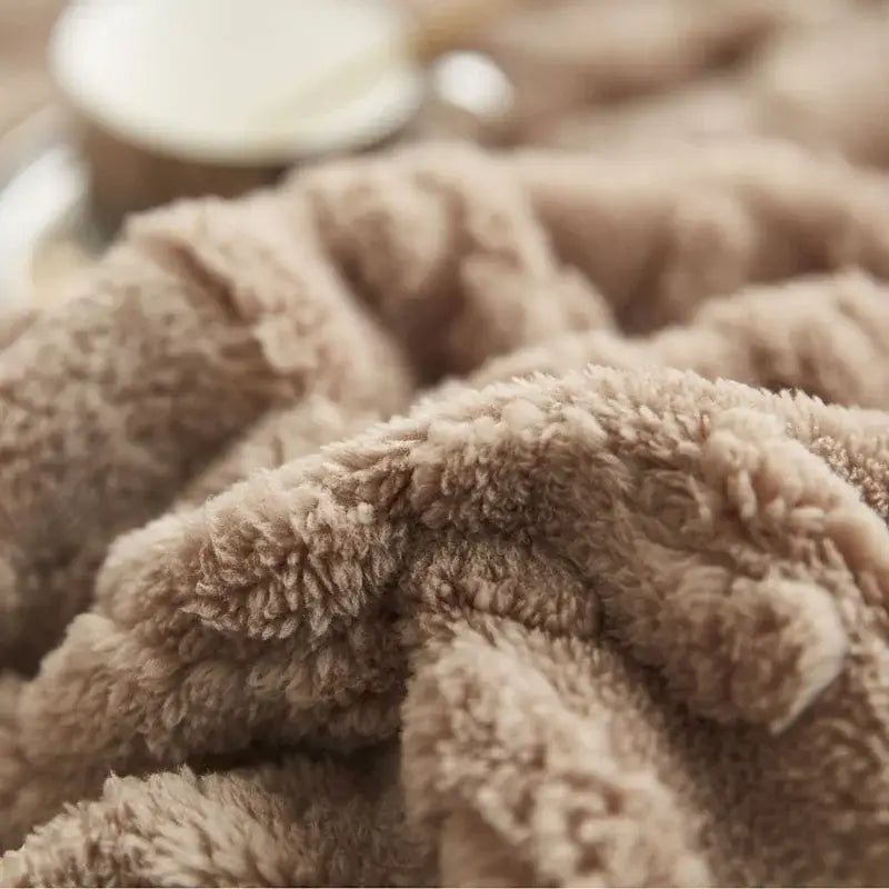 Textured Sofa Throw Blanket