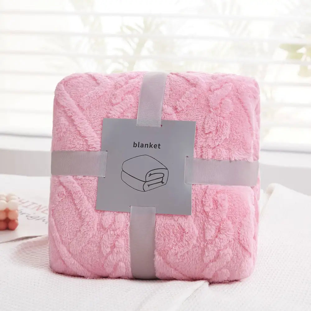 Textured Sofa Throw Blanket