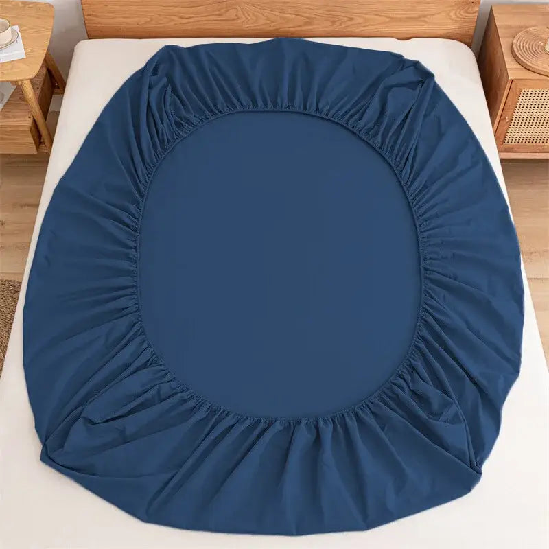 Blue Stretchy Fitted Sheet