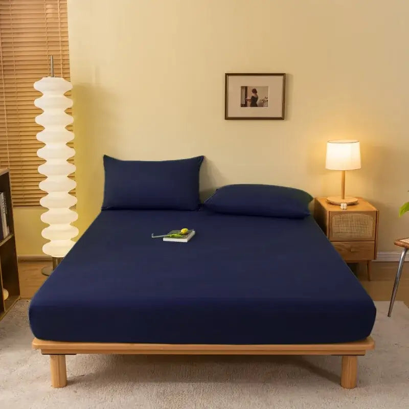 Blue Stretchy Fitted Sheet