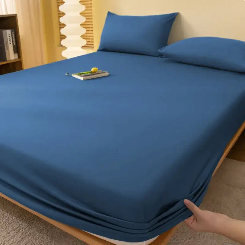 Blue Stretchy Fitted Sheet