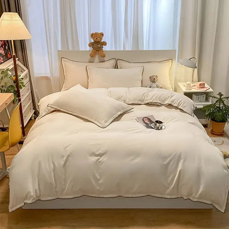 Gray Zigzag Quilted Bedding