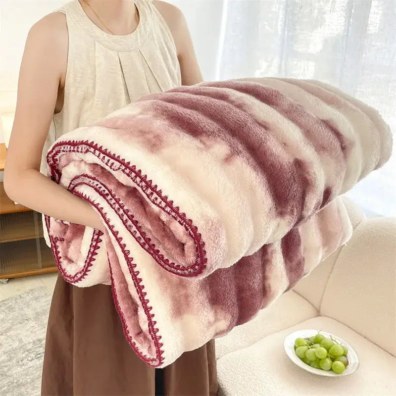 Cream Velvet Sofa Throw