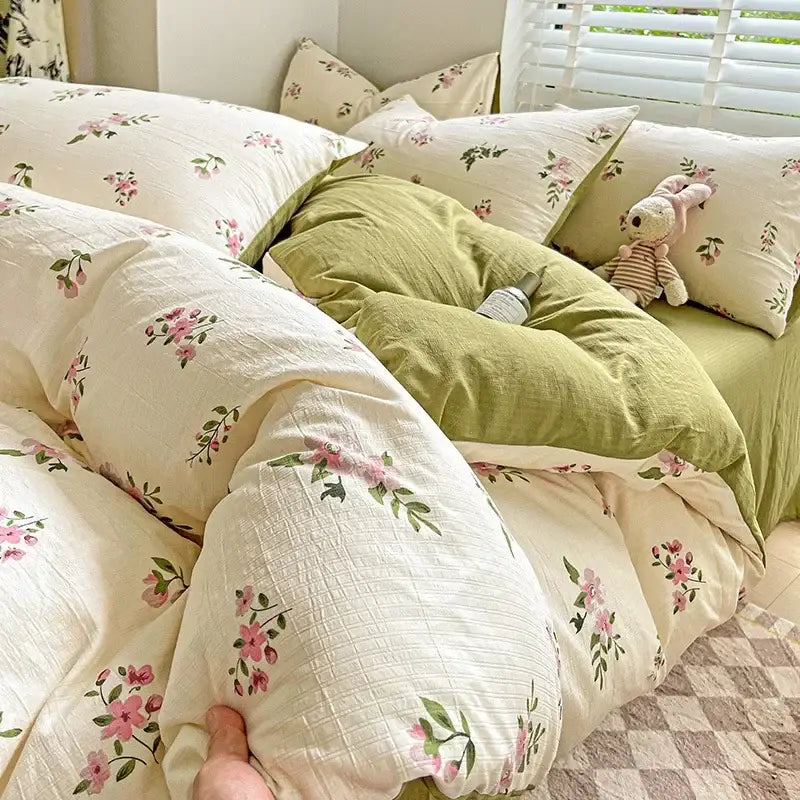 Cream Bunny Cotton Bedding