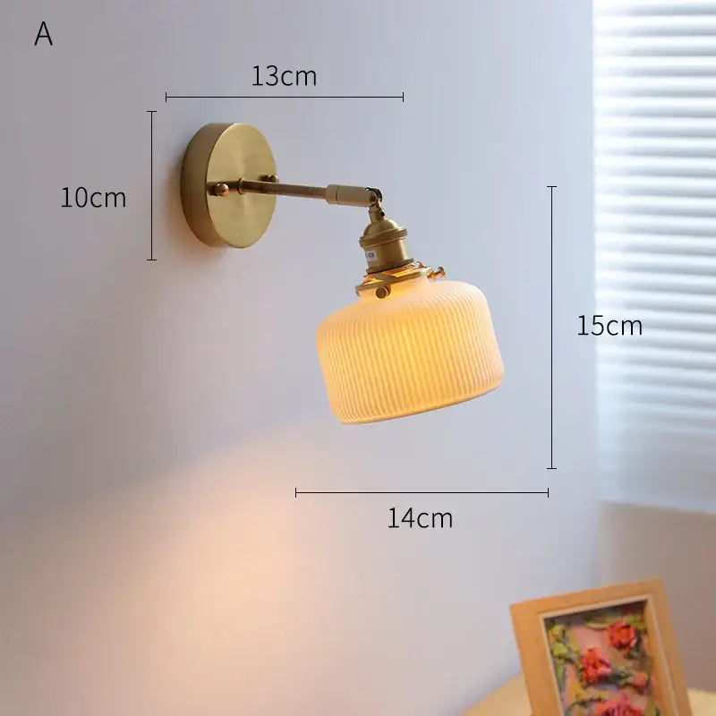 Cream Ceramic Wall Sconce