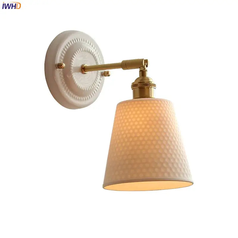 Cream Ceramic Wall Sconce