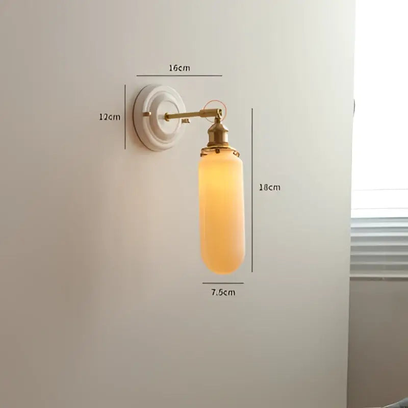 Cream Ceramic Wall Sconce