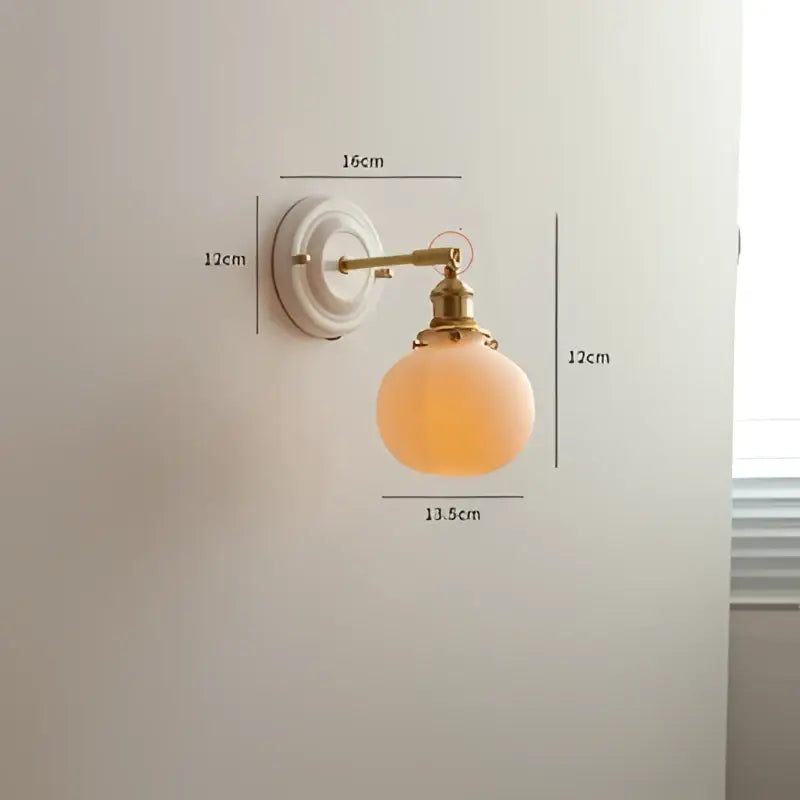Cream Ceramic Wall Sconce