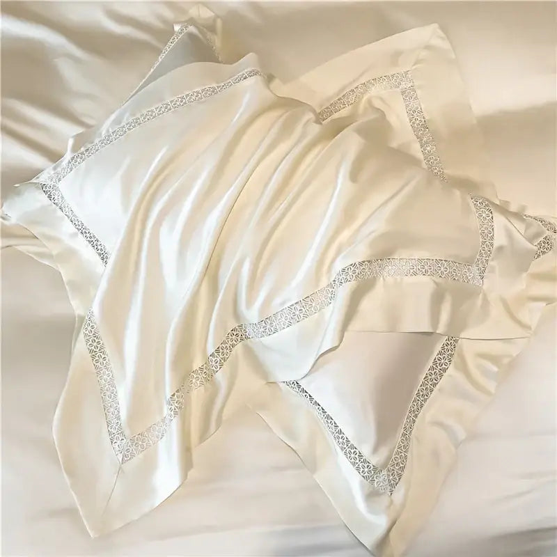 Cream Lace Eucalyptus Bedding