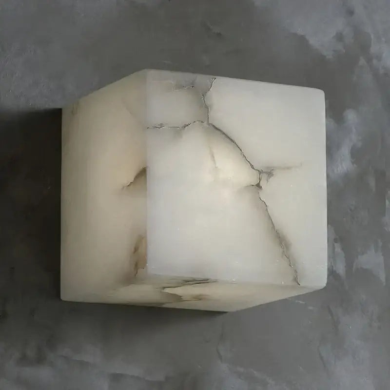 Cream Marble LED Sconce