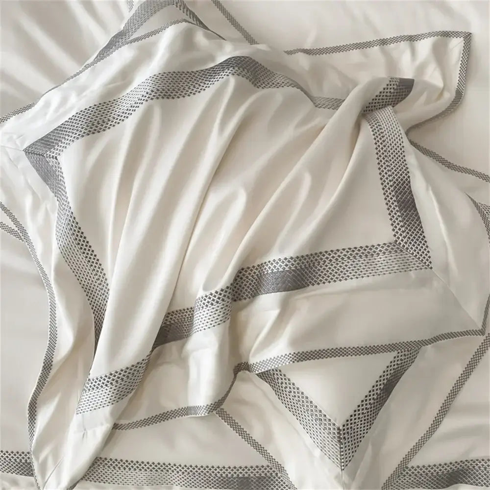Cream Satin Cotton Bedding