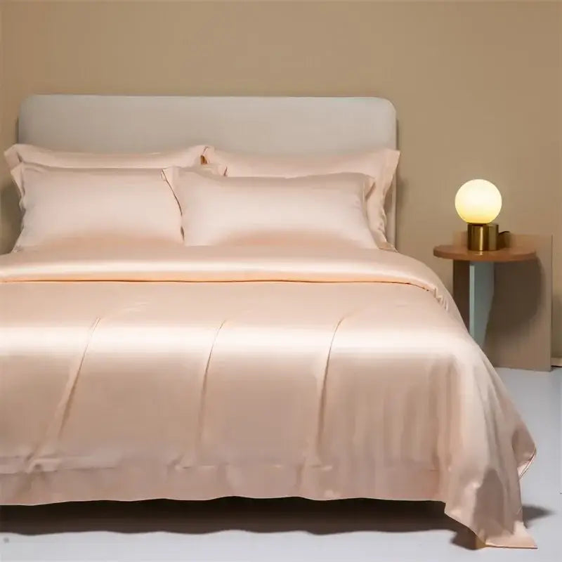 Cream Satin Cooling Bedding