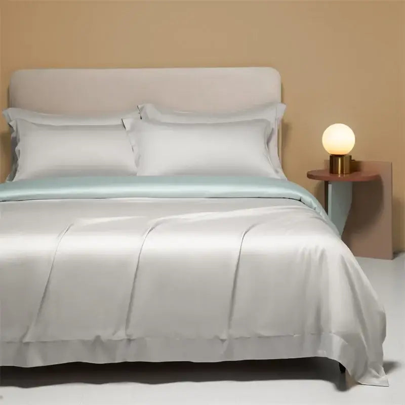 Cream Satin Cooling Bedding