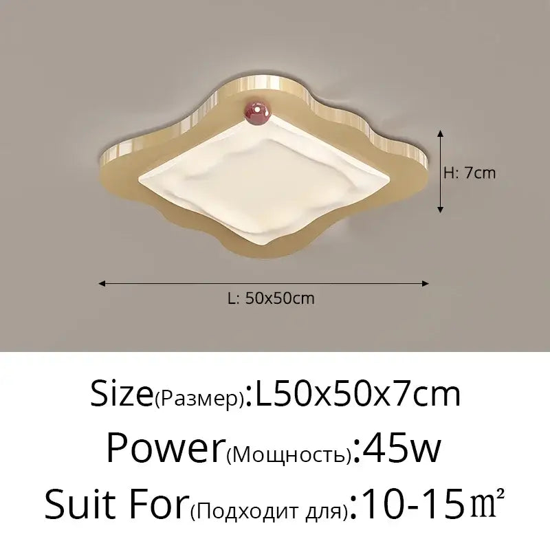 Beige Cloud Ceiling Light