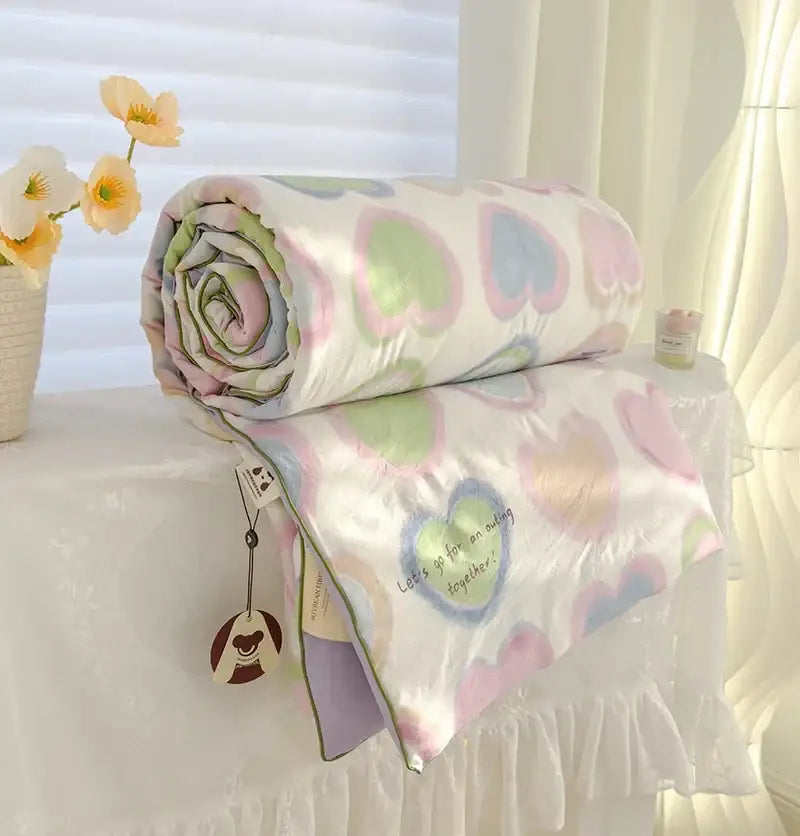 Cream Gauze Quilt Bedding