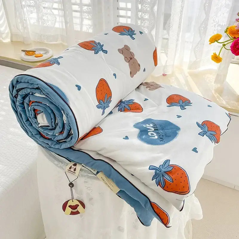 Cream Gauze Quilt Bedding