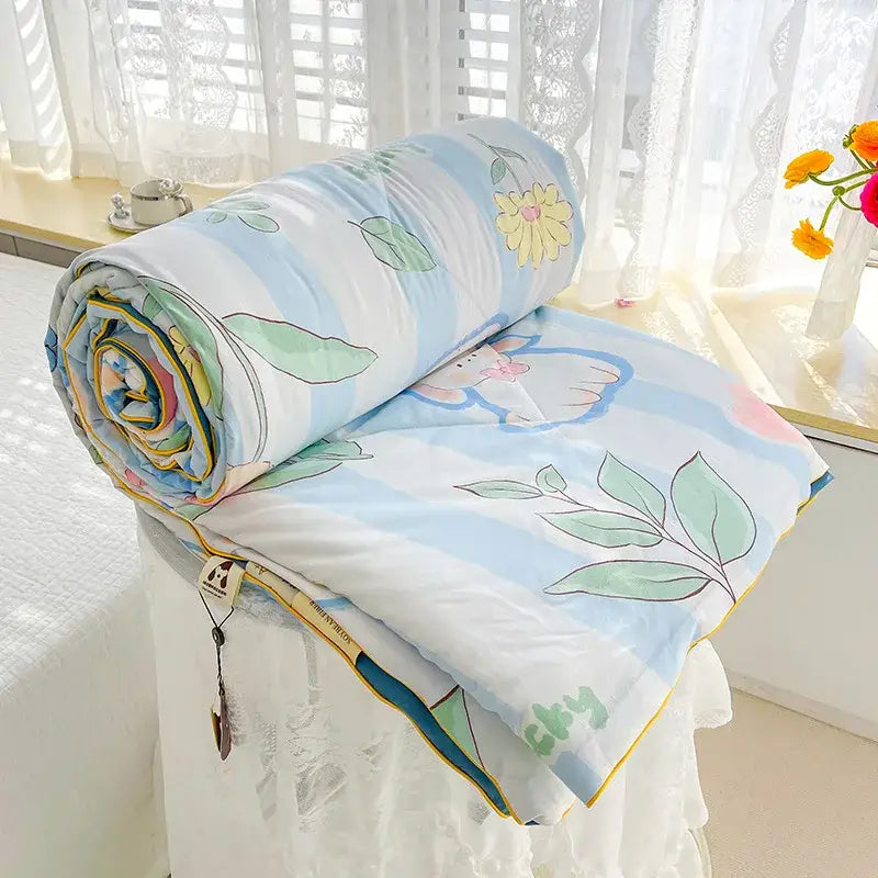 Cream Soya Fiber Comforter