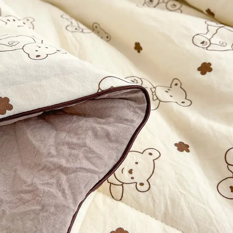 Cream Soya Fiber Comforter