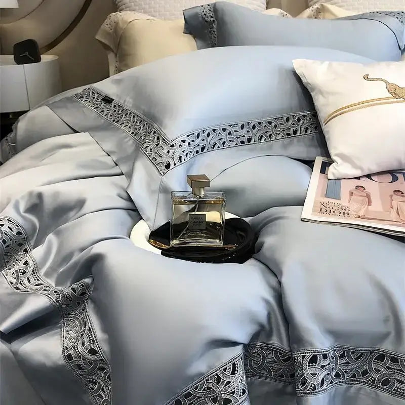 White Eucalyptus Fiber Bedding Set
