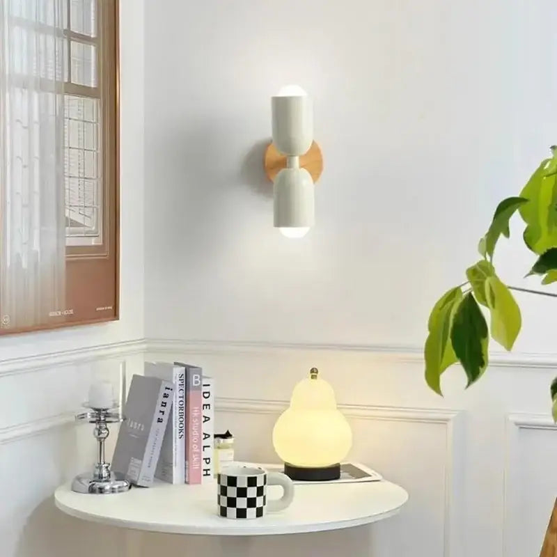 Nordic Wooden Wall Lamp