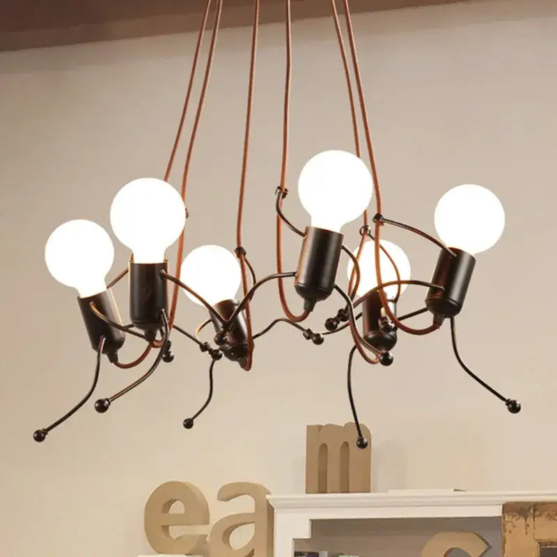 Copper Climber Chandelier