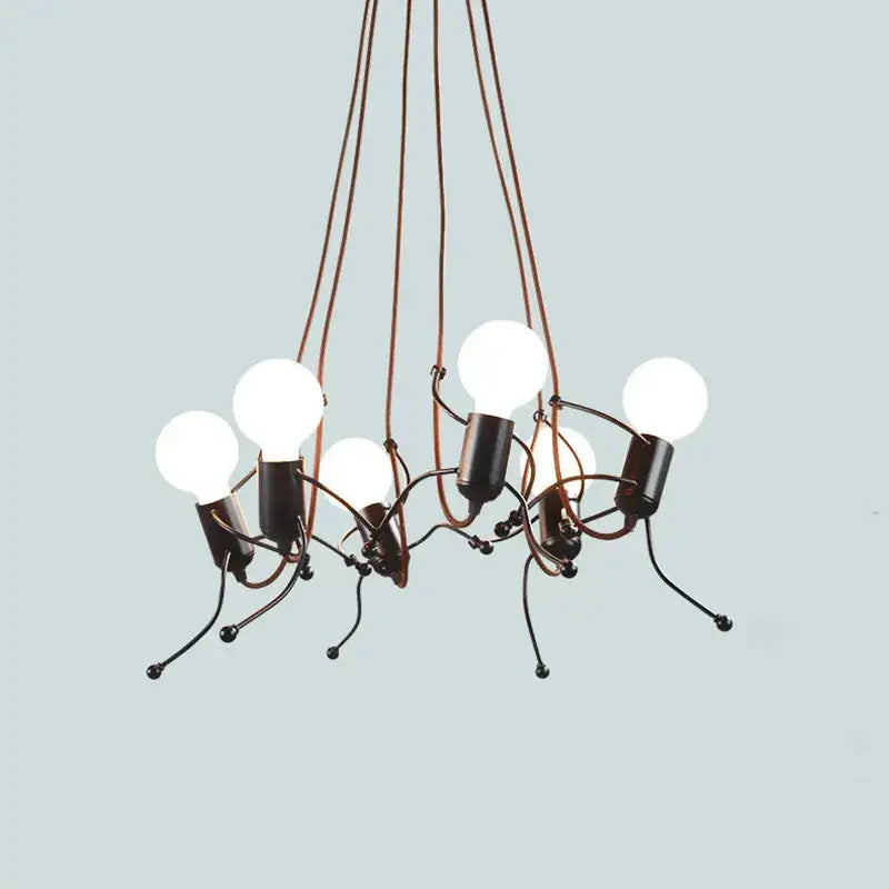 Copper Climber Chandelier