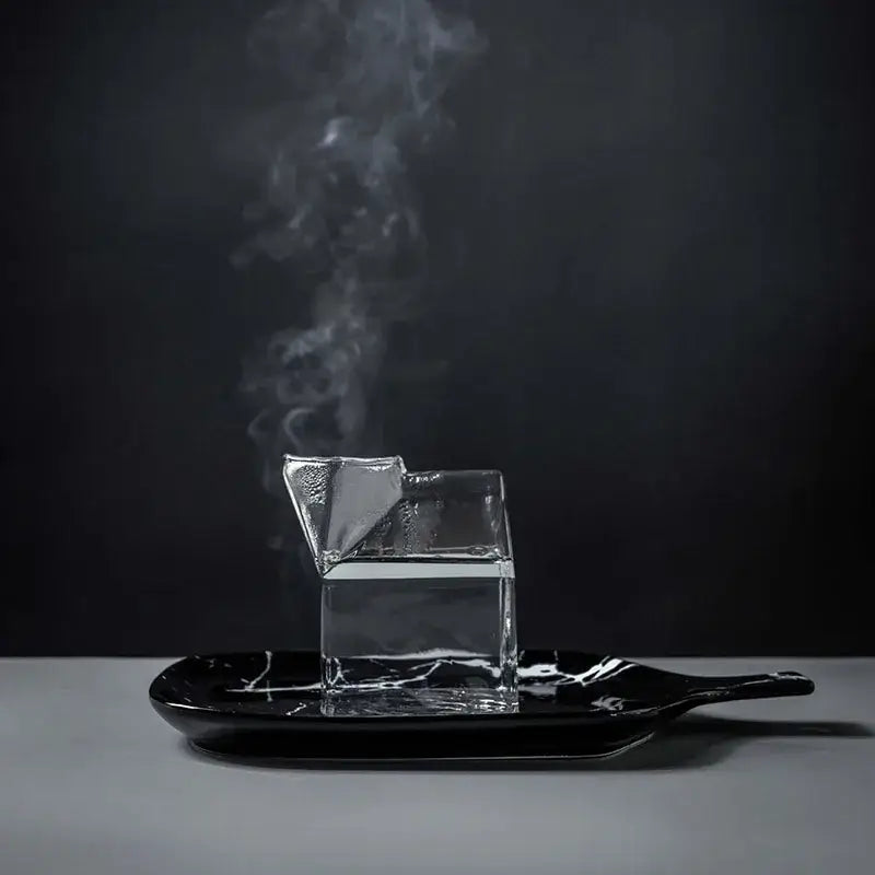 Clear Milk Box Glasses
