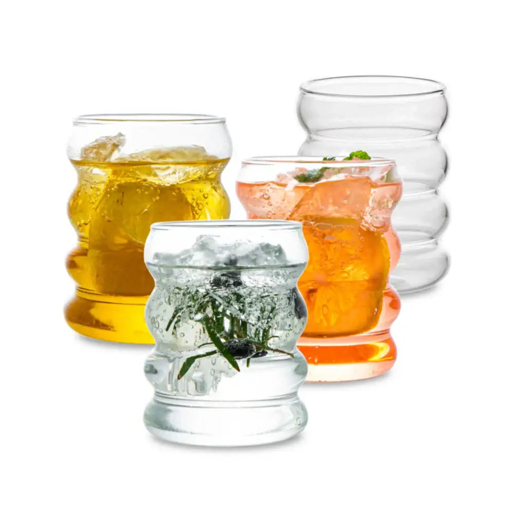 Segmented Glass Tumbler