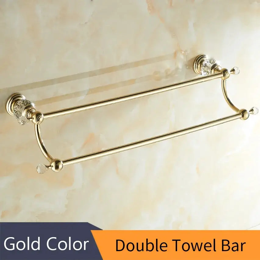 Gold Crystal Paper Holder