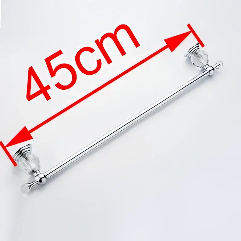 Chrome Towel Bar Rack