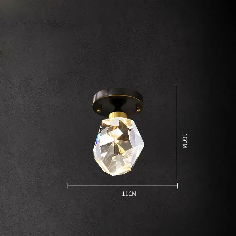 Copper Crystal 18-Light Dining Area Chandelier