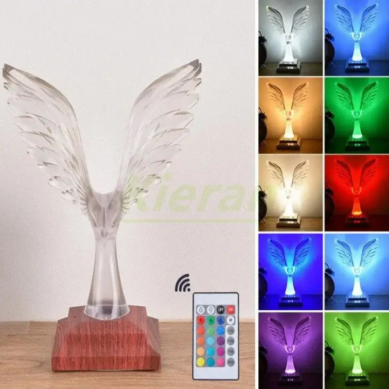 Crystal Eagle LED Lamp