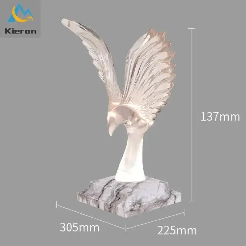 Crystal Eagle LED Lamp