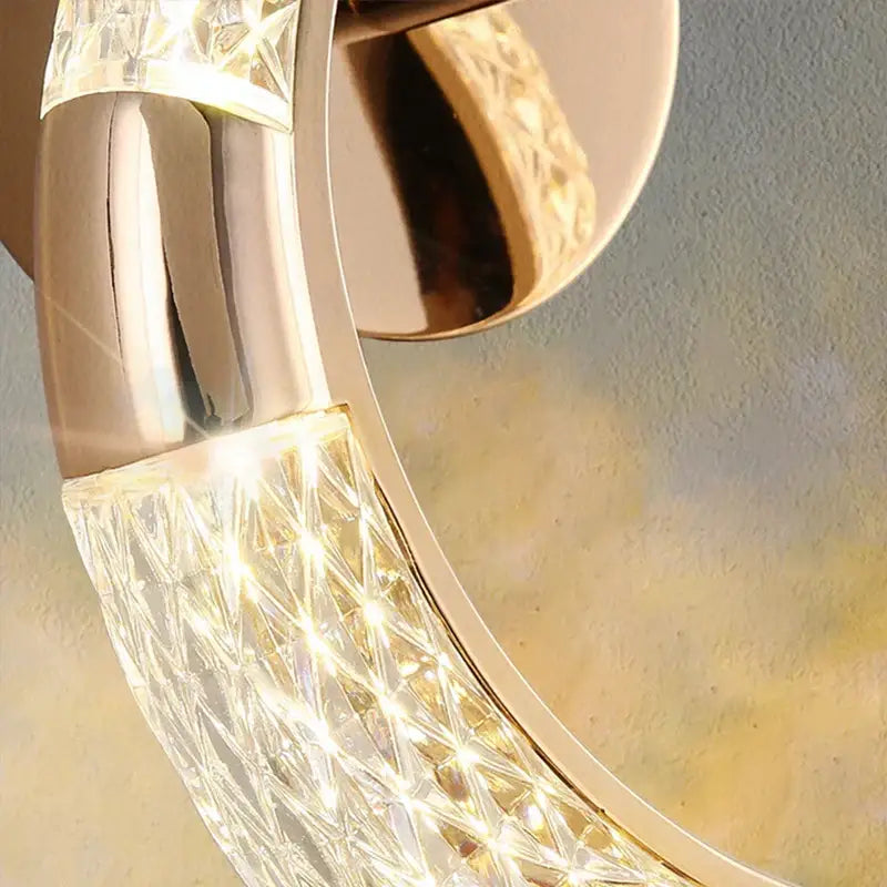 Gold Crystal Nordic Wall Sconce