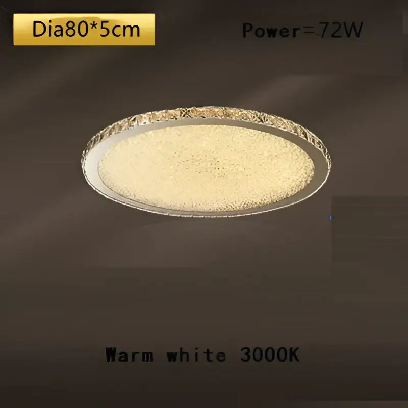 Crystal Frosted Ceiling Lamp